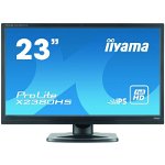 Monitor Iiyama Prolite X2380HS-B1 23 inch IPS FHD, DVI, HDMI, Speakers, black X2380HS-B1