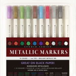 Markere metalice Peter Pauper Press 10 culori