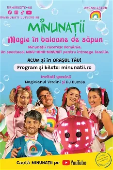 Minunații lui Verdini: Magie în baloane de săpun | CLUJ-NAPOCA 25 November 2023 Florin Piersic Cinema, 