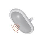 Aplice cu LED si senzor de prezenta Oval 15W lumina alba, KVD