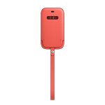 Husa de protectie Leather Sleeve with MagSafe pentru iPhone 12 mini, Pink Citrus