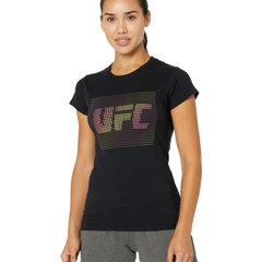 Imbracaminte Femei UFC Halftone T-Shirt Black, UFC