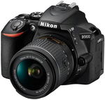 Aparat foto DSLR Nikon D5600, Kit AF-P 18-55mm VR, Negru