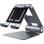 Stand ajustabil Satechi R1 din aluminiu pentru tableta sau laptop (Gri), Satechi