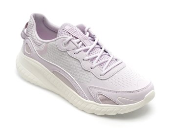 Pantofi sport SKECHERS mov, BOBS SQUAD CHAOS, din piele ecologica si material textil, Skechers