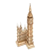 Puzzle 3D din lemn Robo Time din 220 de piese - Big Ben