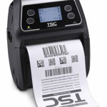 Imprimanta mobila de etichete TSC Alpha-4L 203DPI Bluetooth Wi-Fi LCD, TSC