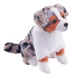 Caine de salvare cu sunet CIOBANESC AUSTRALIAN - Jucarie Plus Wild Republic 14 cm