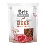 BRIT Jerky Beef Fillets, recompense câini, File deshidratat Vită, 200g, Brit