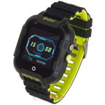 Smartwatch Garett Electronics Kids 4G, GPS 1.4" Negru-Verde