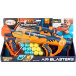 Pistol Air Blasters stil arbaleta King Sport, cu luneta si 12 mingii de burete EVA, 39.5x20x24.5 cm, multicolor