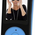 MP4 Player, QttvbTna, Ecran 1.8-inch, Bluetooth, Radio FM, Baterie, Cablu USB, Inregistrare, Albastru