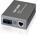 Switch media convertor TP-Link, 2 porturi (1x1000M SC/UPC port, 1x1000M