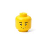 Cutie de depozitare în formă de figurină LEGO® Boy, 10,5 x 10,6 x 12 cm, LEGO®