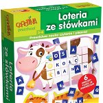 Joc de societate, Loteria cuvintelor, Lisciani Carotina, 3-6 ani, Lisciani