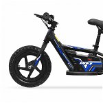 Bicicleta electrica fara pedale, Nitro Bike DIKY 180W 24V Lithium , Roti 12 inch, Albastru, Hollicy