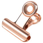 Clips unghii metalic pentru curba C LUXORISE Rose Gold 22mm, LUXORISE
