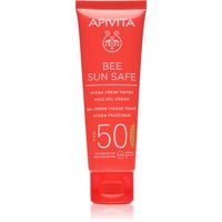Bee Sun Safe Gel-crema fata colorata HydraFresh SPF50, 50ml, Apivita, Apivita
