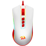 Mouse gaming Redragon Cobra, iluminare RGB (Rosu/Alb), Redragon