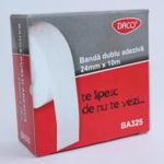 Banda adeziva dubla Daco, 24 mm x 10 m, Daco