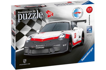 Puzzle Ravensburger 3D - Porsche GT3 Cup, 108 piese