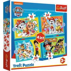 Puzzle Trefl 4 in 1 - Paw Patrol Puzzle Trefl 4 in 1 - Paw Patrol