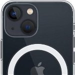 Husa de protectie Apple Clear Case with MagSafe pentru iPhone 13 mini, Transparent