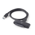 Adaptor Cablexpert AUS3-02, 2.5`, SATA 6Gb/s-600 MBps - USB3.0, Negru, Gembird