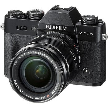 Aparat foto Fujifilm X-T20 (obiectiv 18-55mm), argintiu