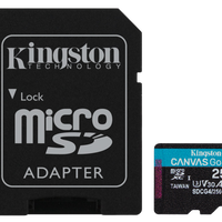 MicroSD Kingston Canvas GO Plus 256GB AD, Kingston