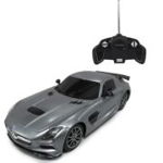 Masinuta Mercedes-Benz SLS, argintiu, 1: 18, Rastar, 