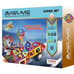 Joc de constructie magnetic - 72 piese, Magplayer