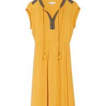 Imbracaminte Femei DR2 by Daniel Rainn Short Sleeve Tassel Dress TUMERIC