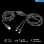 Accesoriu gaming Trust GXT 222 Duo Charge & Play Cable