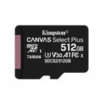 Card Canvas Select Plus 512GB microSDXC 512GB Clasa 10, Kingston