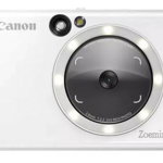 Camera foto instant Canon Zoemini S2, 8 MP, Bluetooth, MicroSD, NFC, F/2.2, Tehnologie ZINK (Alb) , Canon