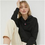 Tommy Jeans Boxy Badge Hoodie Black, Tommy Hilfiger