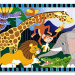 Puzzle de podea Safari Social Melissa and Doug