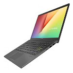 Laptop ASUS VivoBook K413JA cu procesor Intel® Core™ i5-1035G1, 14", Full HD, 8GB, 512GB SSD, Intel® UHD Graphics, No Os, Indie Black