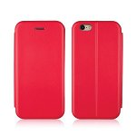 Husa Flip Carte Cu Magnet Lux Upzz iPhone 6 - 6s Red, Upzz