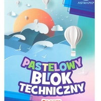 Bloc de desen Pastel 170g/m2 A4, 10 foi, Astra