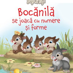 Disney Iepurasi. Bocanila se joaca cu numere si forme (Nivelul 2 Carte cu despartiri in silabe)