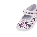 Pantofi cu interior de bumbac pentru fetite Vi-GGa-Mi Zosia Floricele marimea 19, VIGGAMI