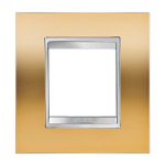 Placa ornament CProiector HORUS LUX international - IN METALLISED TECHNOPOLYMER -.2 modul - GOLD - CProiector HORUS, Gewiss