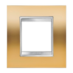 Placa ornament CProiector HORUS LUX international - IN METALLISED TECHNOPOLYMER -.2 modul - GOLD - CProiector HORUS, Gewiss