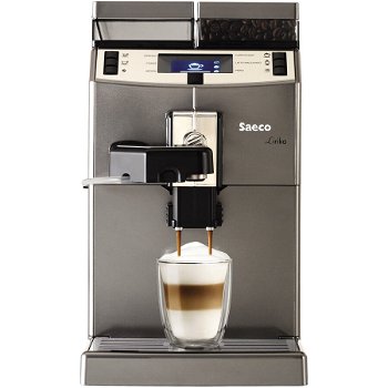 Espressor automat Saeco Lirika One Touch Cappuccino, 1850W, 15 bar, rasnita ceramica, argintiu