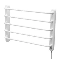 Somogyi Uscator electric pentru prosoape, Home, putere 90W, 5 tije, IPX1, montare perete, alimentare retea, alb, Somogyi