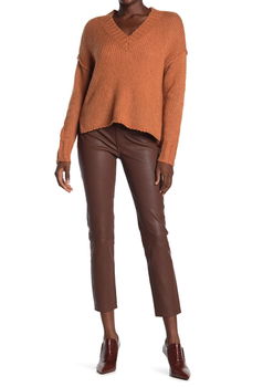 Imbracaminte Femei Walter Baker Anthony Lamb Leather Pants TERRACOTTA