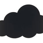 Tabla de scris autoadeziva Securit Silhouette Cloud 49x30x0,3cm, include marker creta, negru