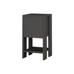 Noptiera Ema Nightstand, Gri, 30x55x30 cm, Homitis